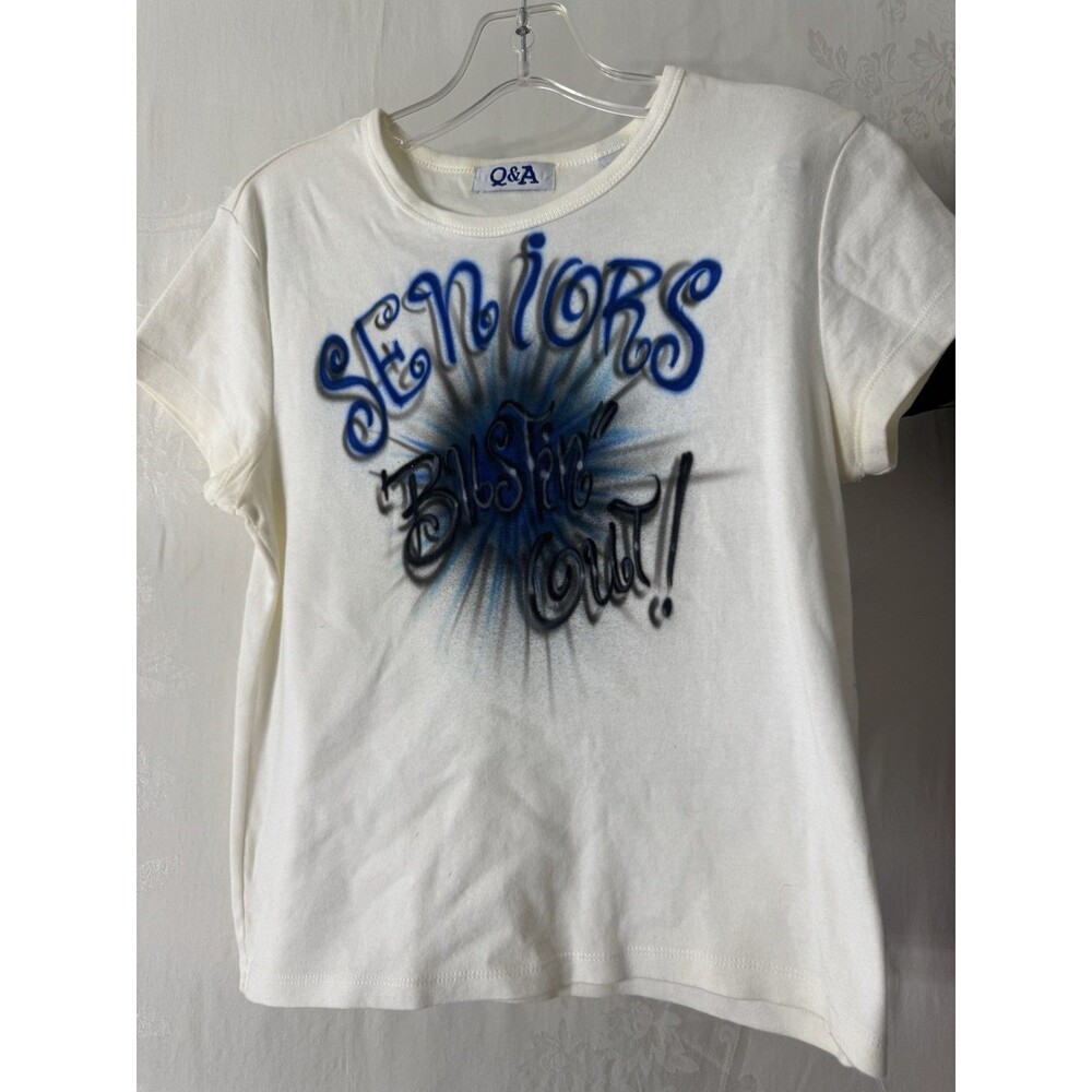 Y2K Senior Bustin Out Class 2003 Shirt Personalized Carrie Vintage Q&A Air Brush